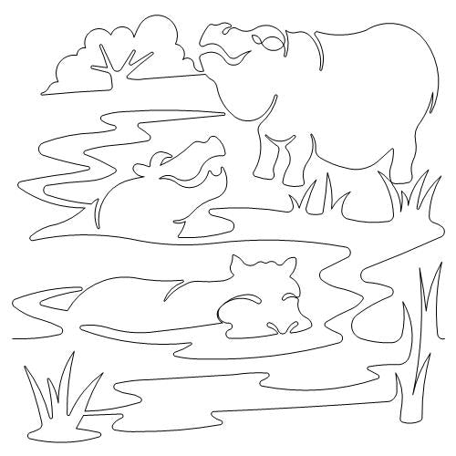 Safari Hippos (AB)