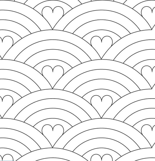 Baptist Heart Fan Clam Shell