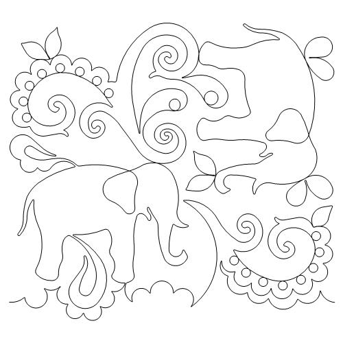 Elephant Paisley    (AB)