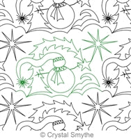 Round Snowman with Tree